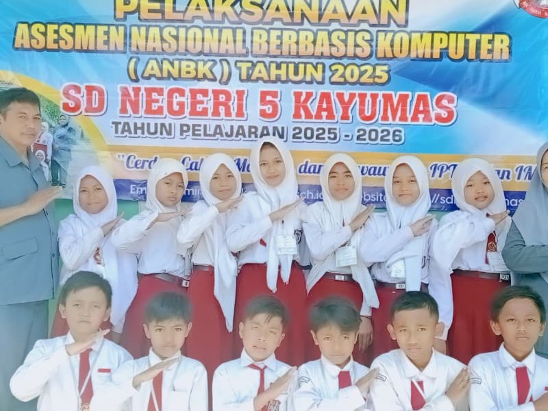 PELAKSANAAN ANBK SD NEGERI 5 KAYUMAS TAHUN 2025